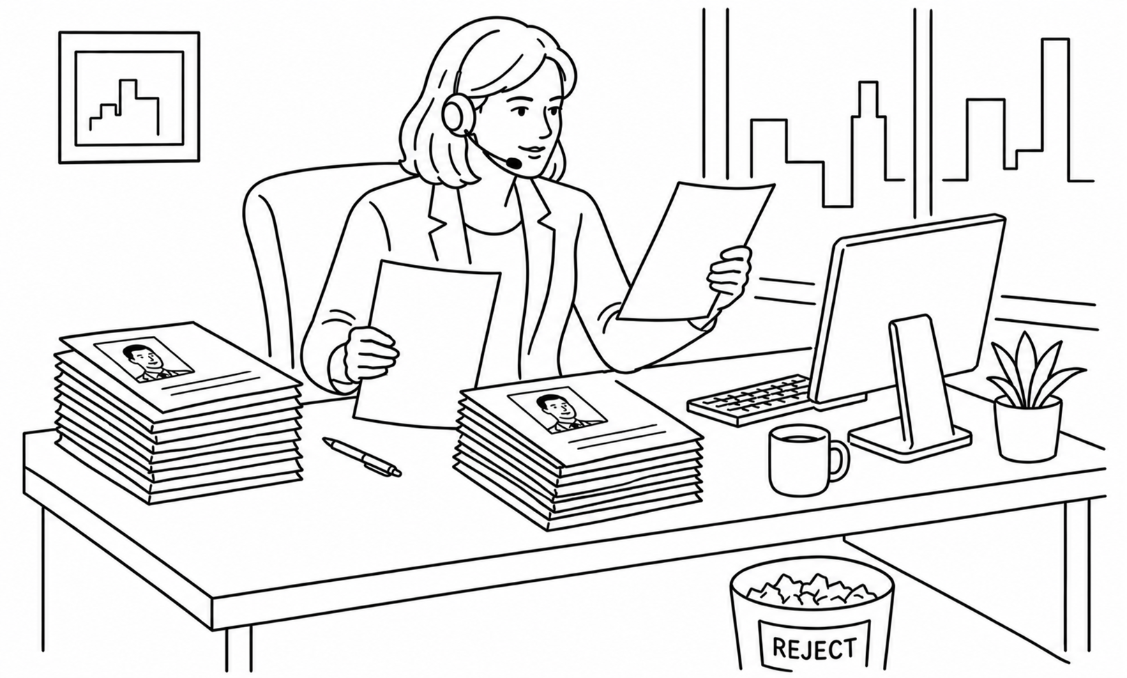 A 4Keeps matchmaker sourcing and screening men, filtering out the ones who don't make the cut