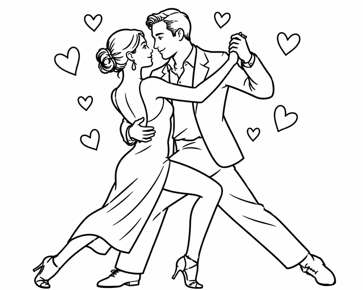 Two dancers in a tango, one stepping forward to lead while the other responds: a metaphor for how chemistry takes two people but one has to make the first move.